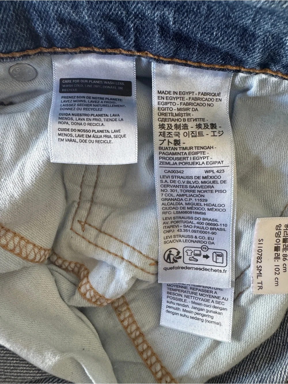 Levi’s 541 Classic Men's Blue Denim Jeans W34
